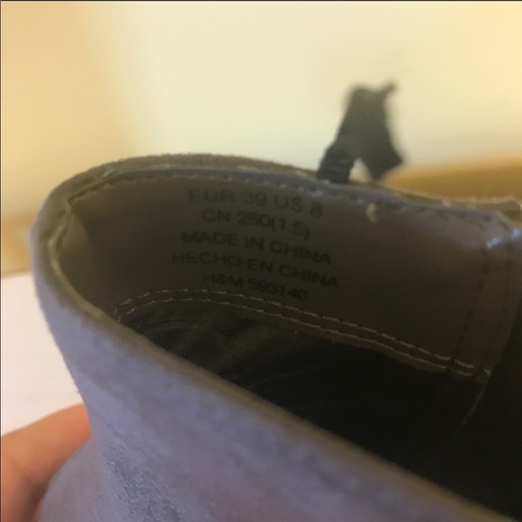 Gray Ankle Booties - Picture 6 of 7